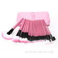 Wholesale pincel de maquiagem de marca particular conjunto rosa